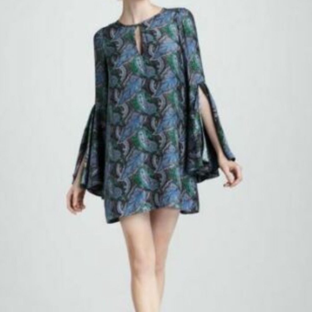 Elizabeth and James Luxurious silk Paisley mini